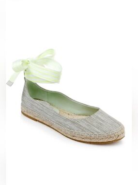 NEW Zac Zac Posen Women's Vinca Ankle Strap Espadrille Leather